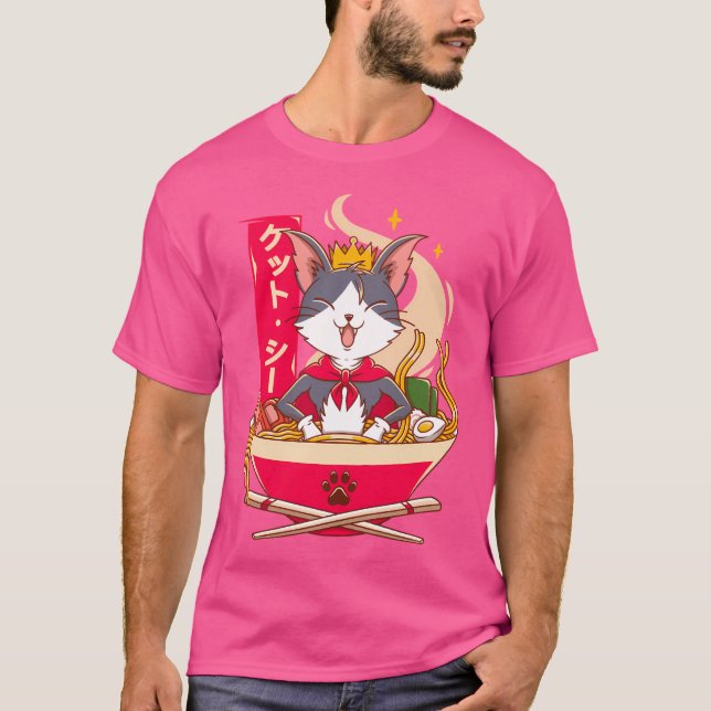 Camiseta Cait Sith Ramen (Anverso)