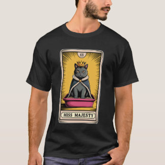 Camiseta Caja de arena para gatos con carta de tarot del ga