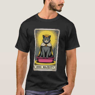 Camiseta Caja de arena para gatos con carta de tarot del ga