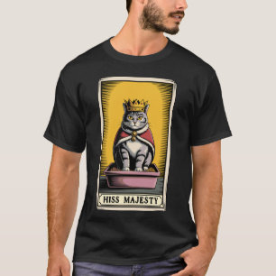 Camiseta Caja de arena para gatos con carta de tarot del ga