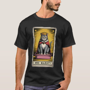 Camiseta Caja de arena para gatos con carta de tarot del ga