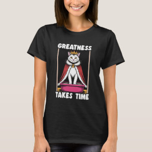 Camiseta Caja de Arena para Gatos Divertida Grande Toma Tie