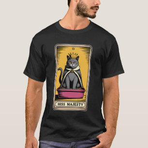 Camiseta Caja de arena para gatos mística carta del tarot d