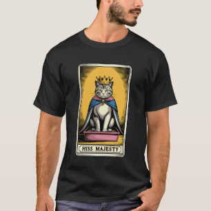 Camiseta Caja de arena para gatos mística carta del tarot d