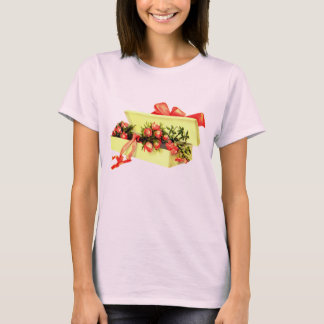 Camiseta Caja De Arte Vintage De Rosas