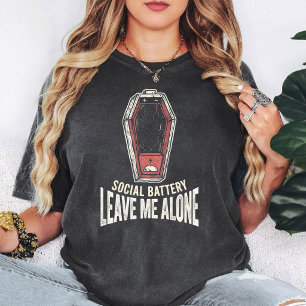 Camiseta Caja de Batería Social Déjame Solo
