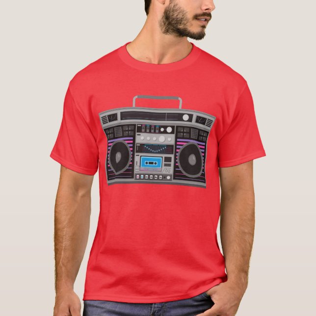 Camiseta Caja de boom ventilado (Anverso)