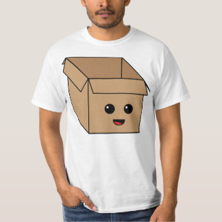 Camiseta Caja de cartón de Kawaii