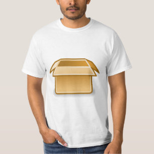 Camiseta Caja de cartón vacía