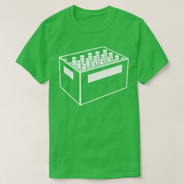 Camiseta Caja de cerveza 1 (Diseño del anverso)