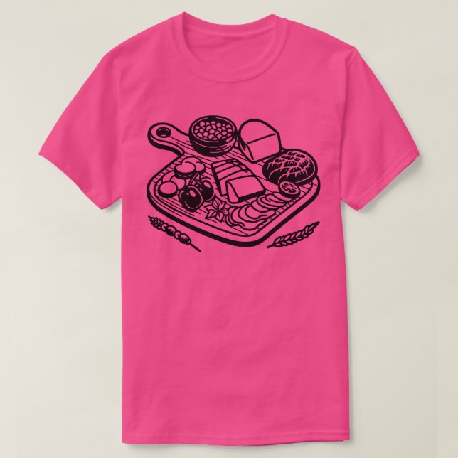 Camiseta Caja de Charcuterie (Diseño del anverso)