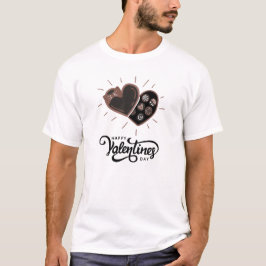 Camiseta Caja de chocolate el día de San Valentín | valenti