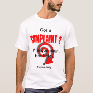 Camiseta Caja de denuncia