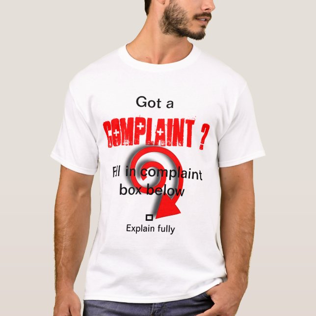 Camiseta Caja de denuncia (Anverso)
