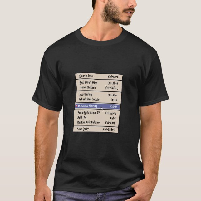 Camiseta ¡Caja de diálogo para los hombres! (Anverso)