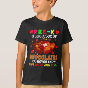 Camiseta Caja De Diversión Prek De La Teache El día de San
