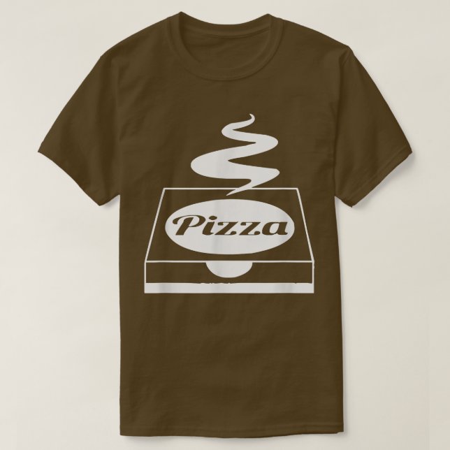 Camiseta Caja de entrega de pizza caliente  (Diseño del anverso)
