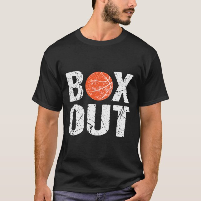 Camiseta Caja de entrenadores de baloncesto diciendo regalo (Anverso)