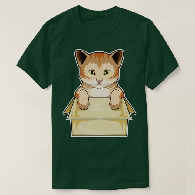 Camiseta Caja de gatos (Diseño del anverso)