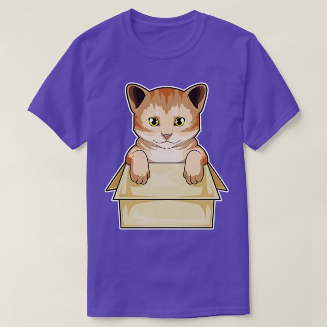 Camiseta Caja de gatos (Diseño del anverso)