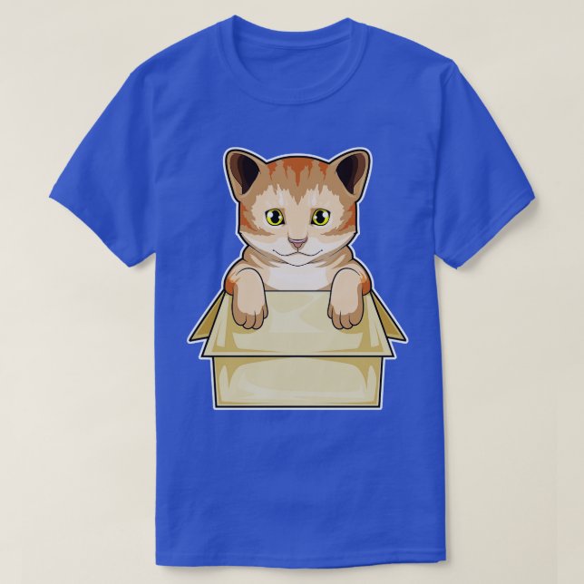 Camiseta Caja de gatos (Diseño del anverso)