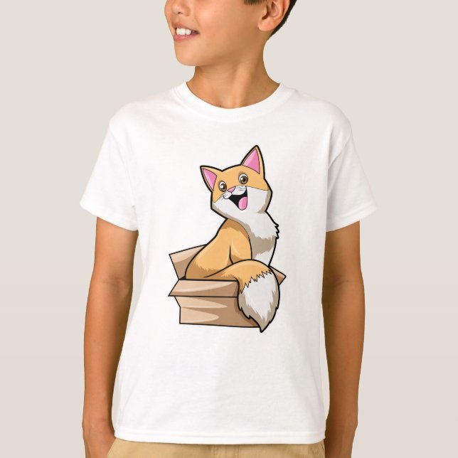Camiseta Caja de gatos (Anverso)
