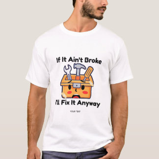 Camiseta Caja de herramientas de hombre habilidoso divertid
