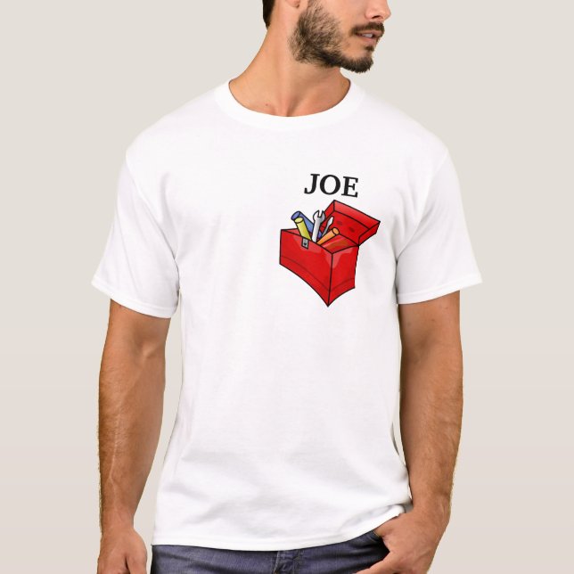 CAMISETA CAJA DE HERRAMIENTAS "JOE" LA PLANTILLA DE CAMISET (Anverso)