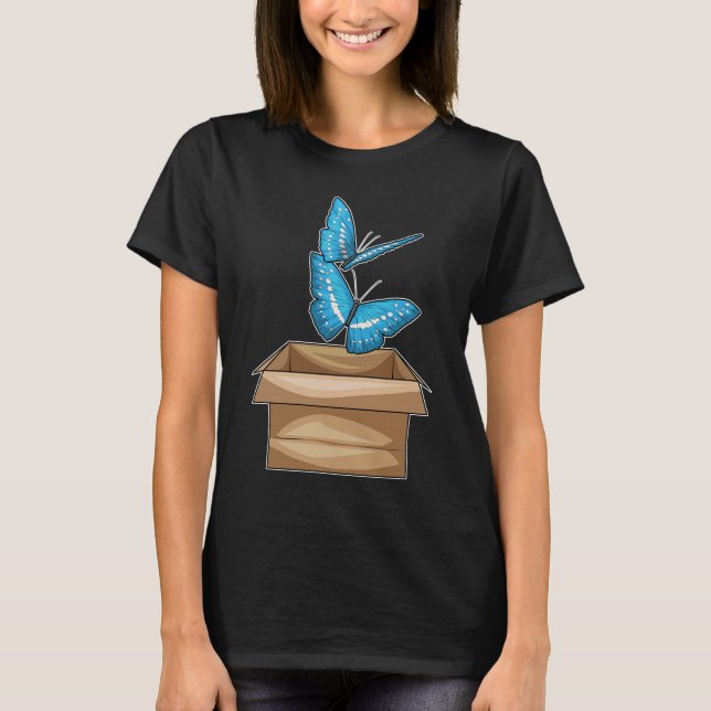 Camiseta Caja de mariposa (Anverso)