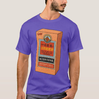 Camiseta Caja de medicina tradicional china sobredimensiona