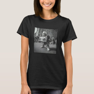 Camiseta Caja de música de gato de fotografía callejera de 
