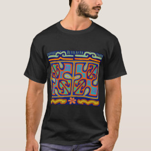 Camiseta Caja de música india Kuna - San Blas Mola