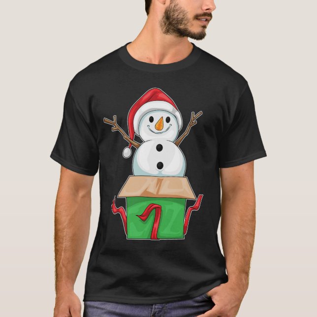 Camiseta Caja de Navidades de Snowman (Anverso)