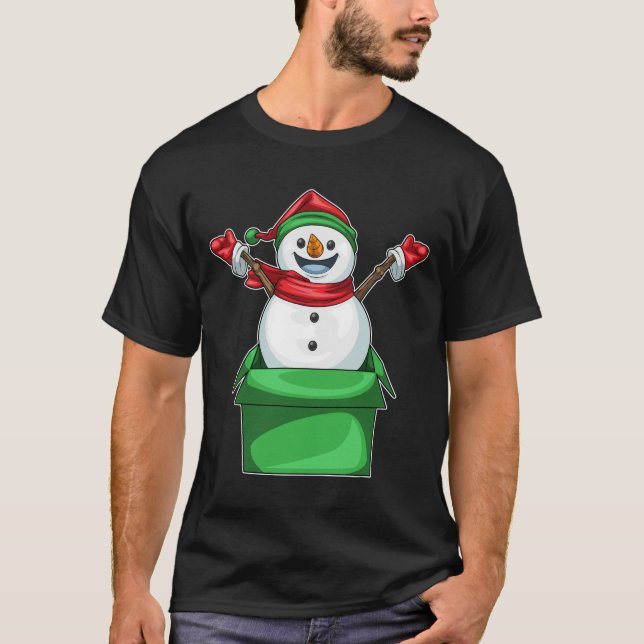 Camiseta Caja de Navidades de Snowman (Anverso)