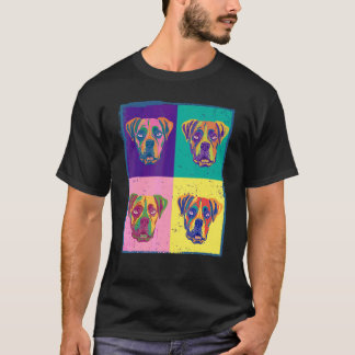 Camiseta Caja de perro animal mascota pintura gráfica