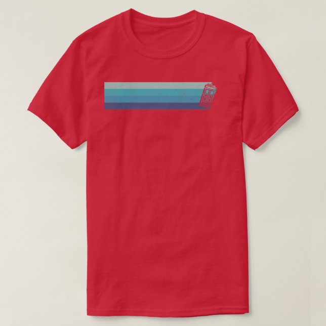 Camiseta Caja de policía de época (Diseño del anverso)