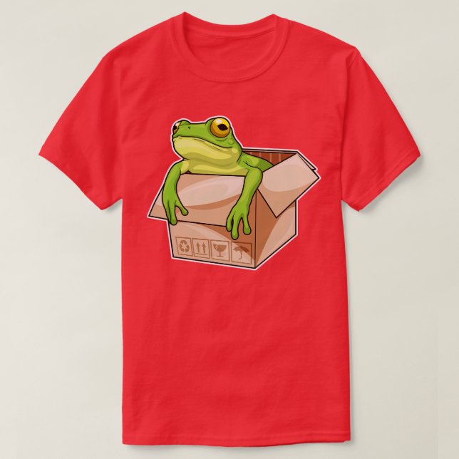 Camiseta Caja de rana (Diseño del anverso)