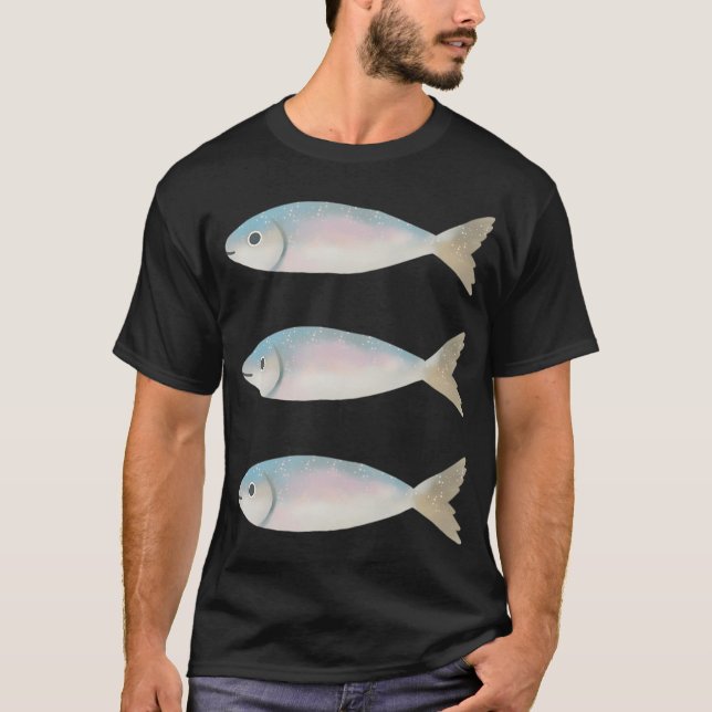 Camiseta Caja de sardinas lindas (Anverso)