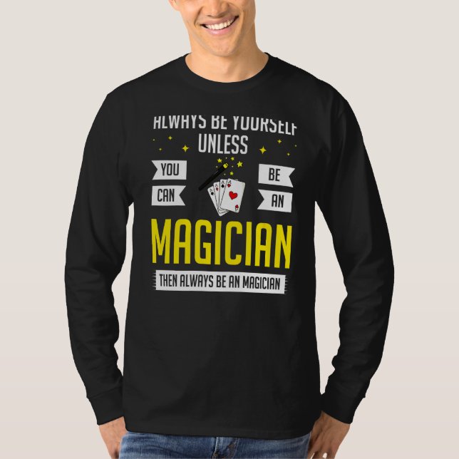 Camiseta Caja de tarjetas mágicas de truco mágico (Anverso)