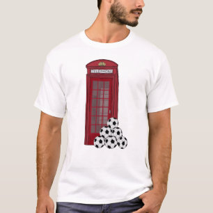 Camiseta Caja de Teléfono Roja Británica Vintage Patrimonio