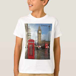 Camiseta Caja de teléfonos de Londres y Big Ben (St.K.