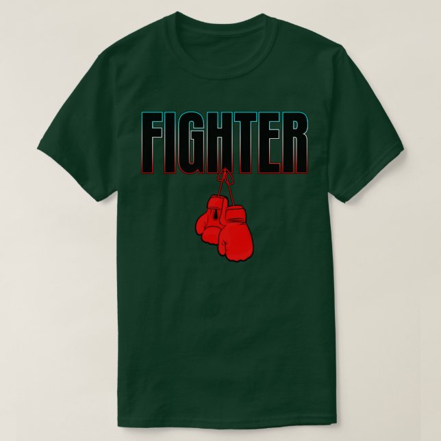 CAMISETA CAJA DEPORTIVO GIFTS GIFTS DE BOXER FIGHTER (Diseño del anverso)
