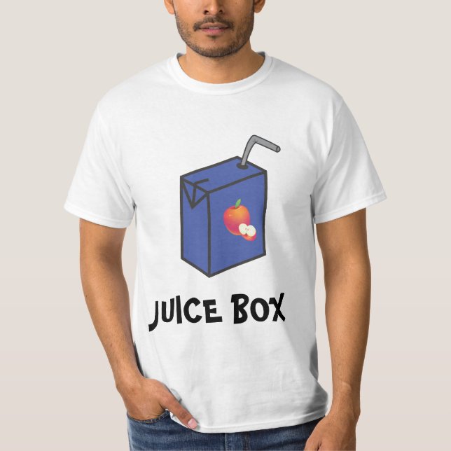 Camiseta Caja divertida del jugo (Anverso)