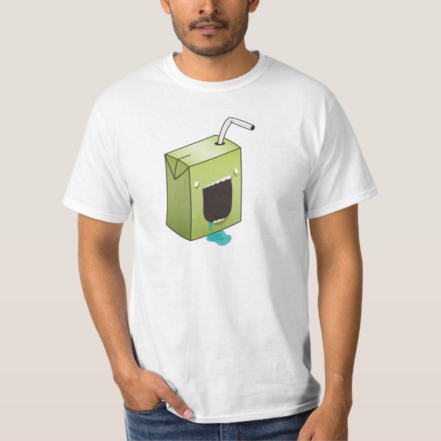 Camiseta Caja drooling del jugo del monstruo (Anverso)