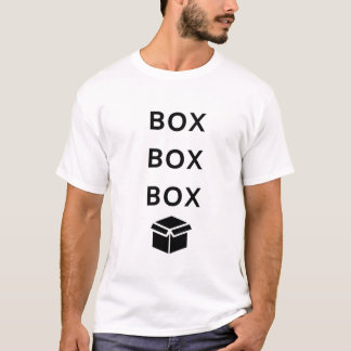 Camiseta Caja f1 divertida 