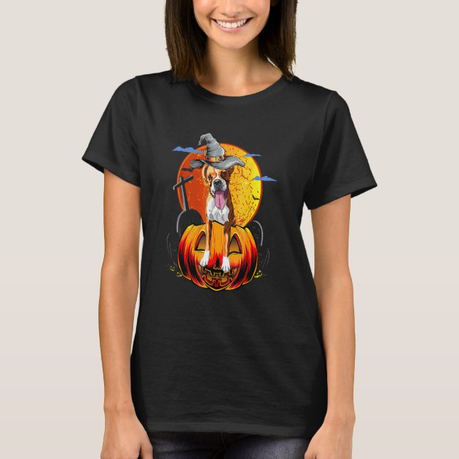 Camiseta Caja Feliz Halloween Perros Halloween (Anverso)