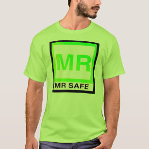 Camiseta Caja fuerte de resonancia magnética de "SR. SAFE"