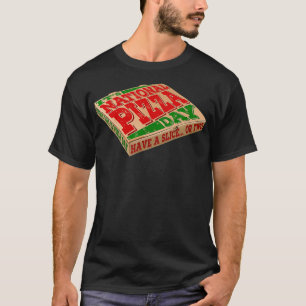 Camiseta Caja Nacional De Entrega De Pizza Mensual Cheese P