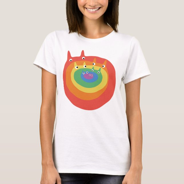 Camiseta Cajas arco iris #2 (Anverso)