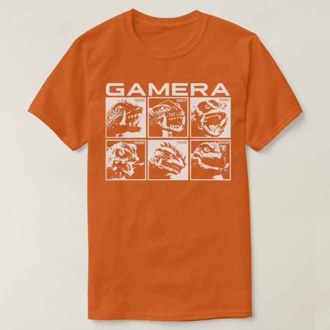 Camiseta Cajas de AÑOS GAMERA (Diseño del anverso)